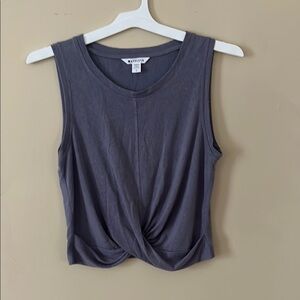 Athleta Charcoal Twist Tank Top